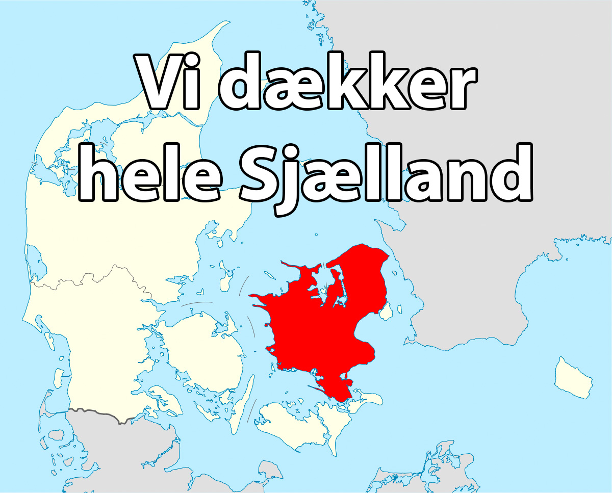 Vi dækker hele Sjælland